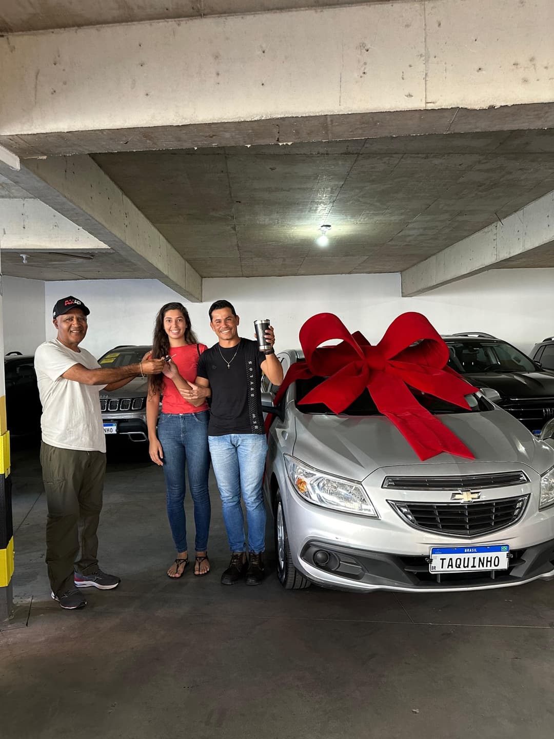 Carro preparado para entrega na Taquinho Automóveis